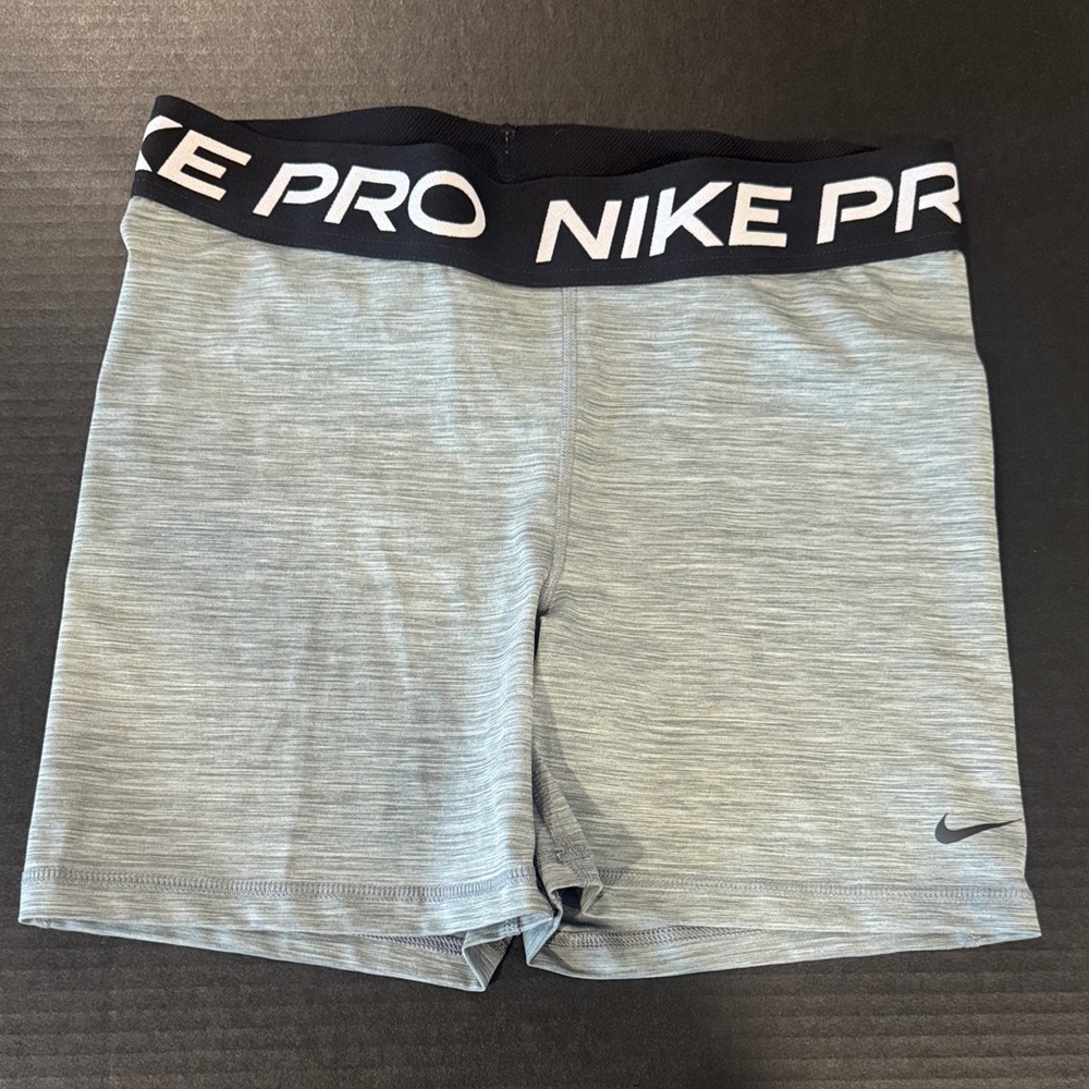 Nike Pro Black and Gray Training Shorts